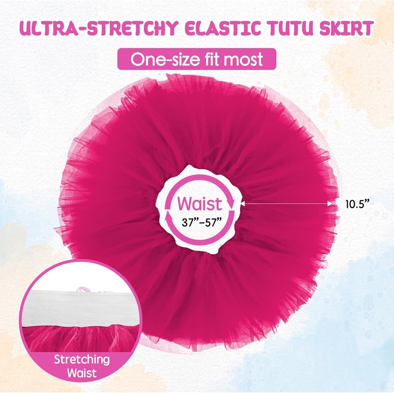 Fynnsure 5 Layers Plus Size Tutu Skirts for Women Extra Large Tulle Skirt 80s Adult Tutu Skirts Tutus Halloween Costumes - Image 4